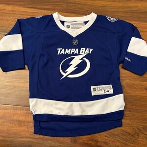 Tampa Bay Lightning NHL Reebok blue/white hockey jersey